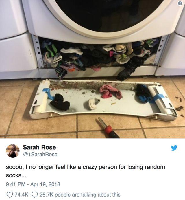 嘘！给你讲个鬼故事！我家洗衣机吃了我的袜子....