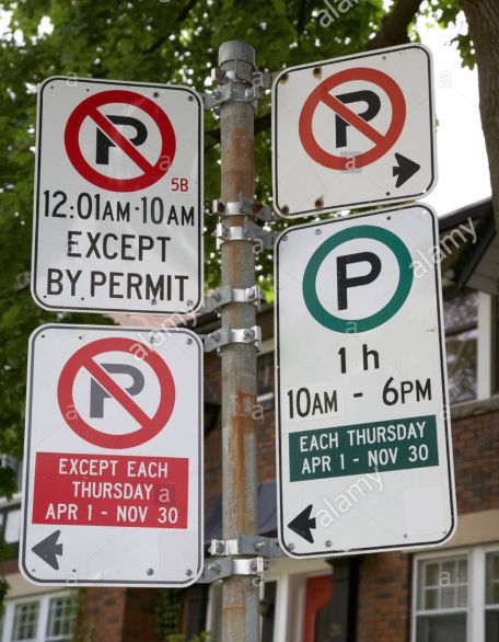 多伦多街头那些让老司机懵逼的停车标识，你能看懂几个？