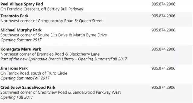 夏天玩水最正经:GTA地区开放儿童戏水池的公园大盘点 夏天玩水最正经:GTA地区开放儿童戏水池的公园大盘点