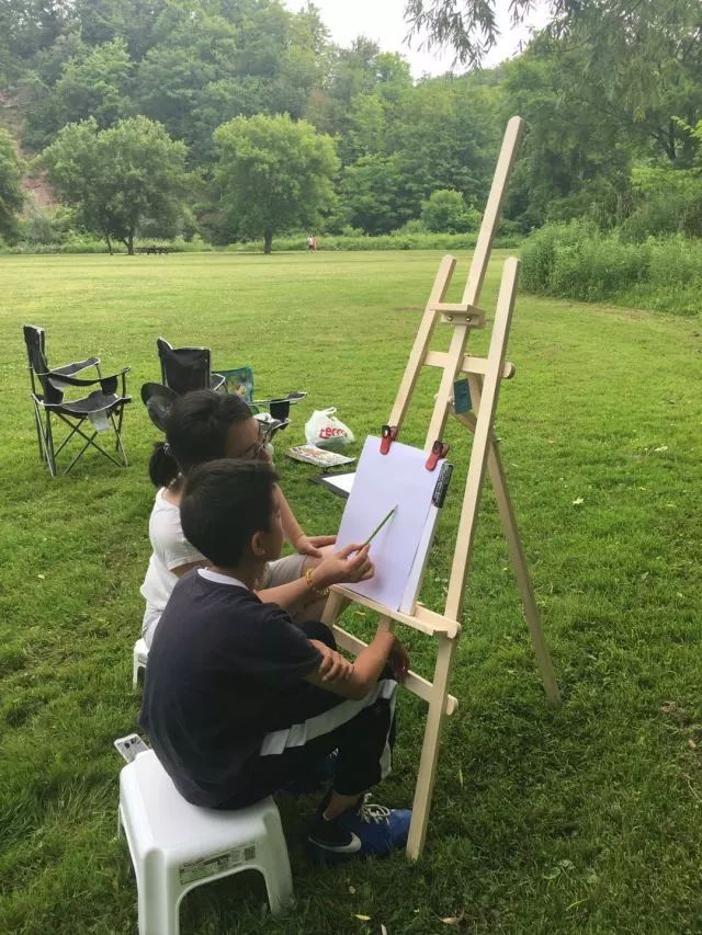 【大师养成计划】多伦多暑期亲子户外写生：感受夏日光影