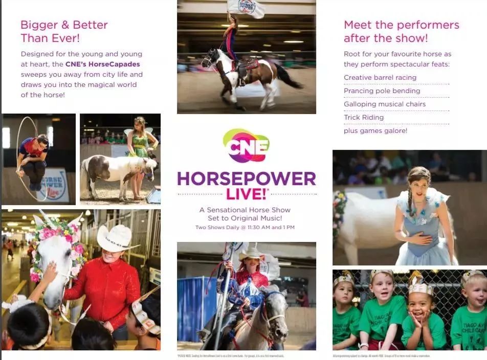 CNE HorseCapades：这个周末开始可以去免费骑小马了！