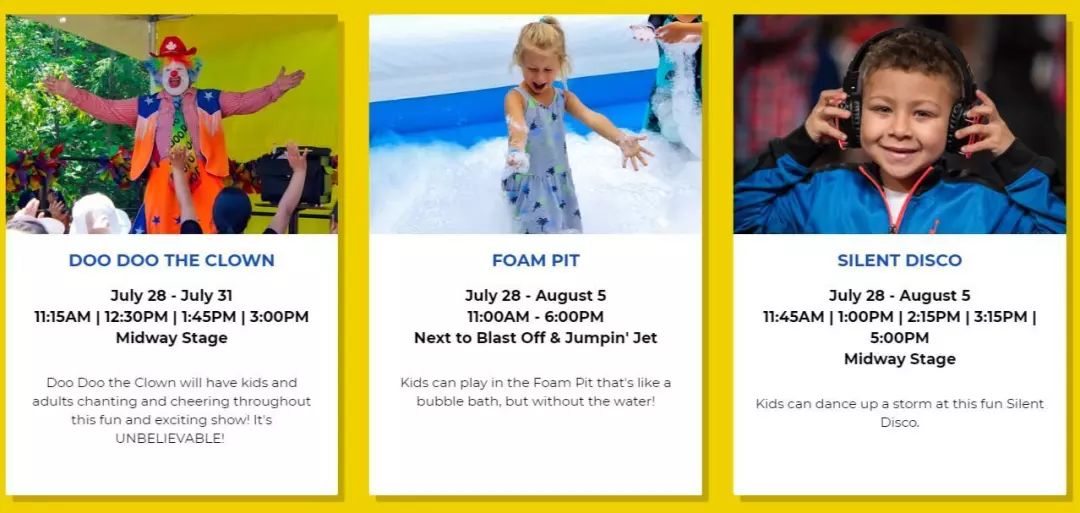 Wonderland儿童狂欢节：内附场精彩活动节目表