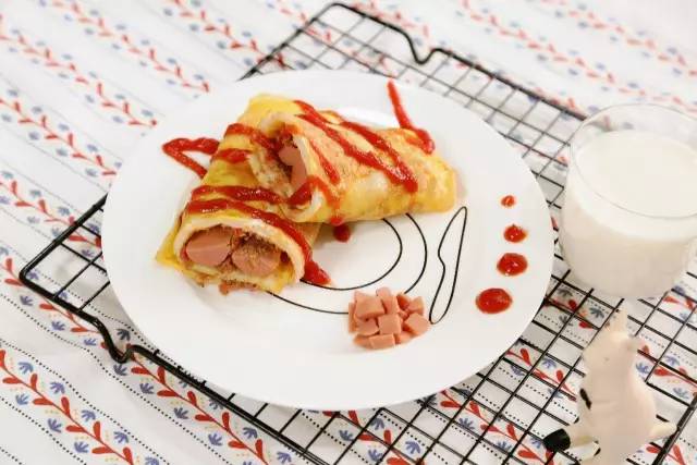 早餐有这么高颜值的鸡蛋饼，我愿意天天早起！