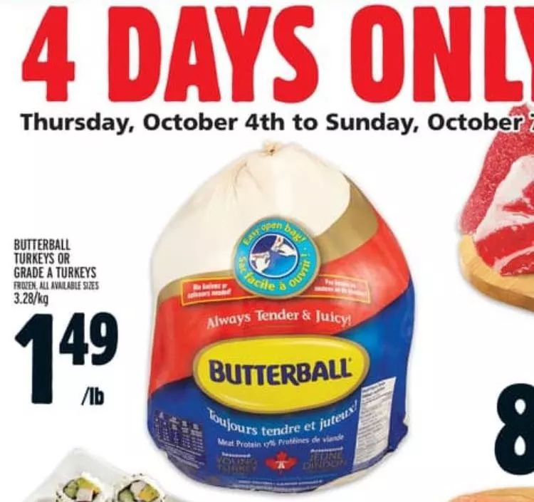 【就爱省钱】感恩节火鸡哪里最便宜？螃蟹1.88吃起来～