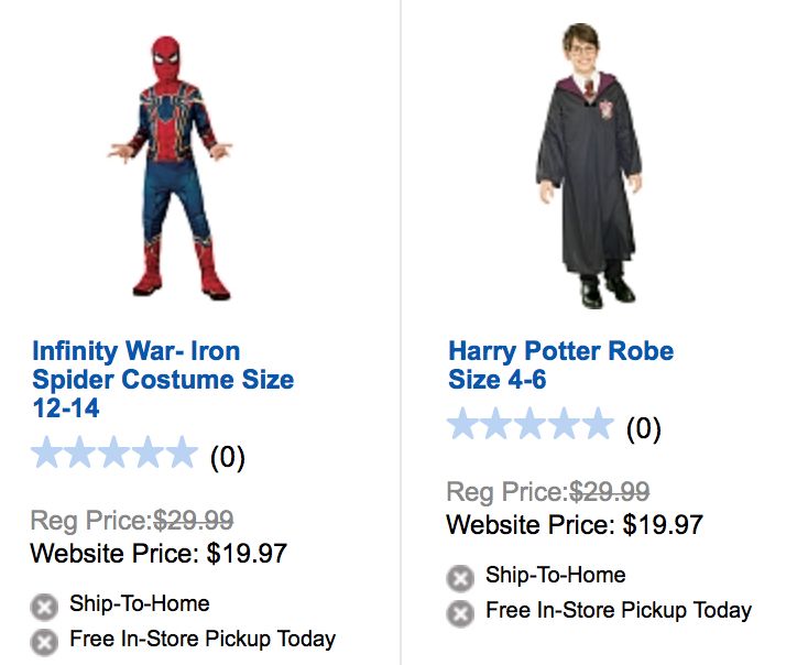 扒一扒崭新+二手万圣节服饰：Last Minute急救帖来了！