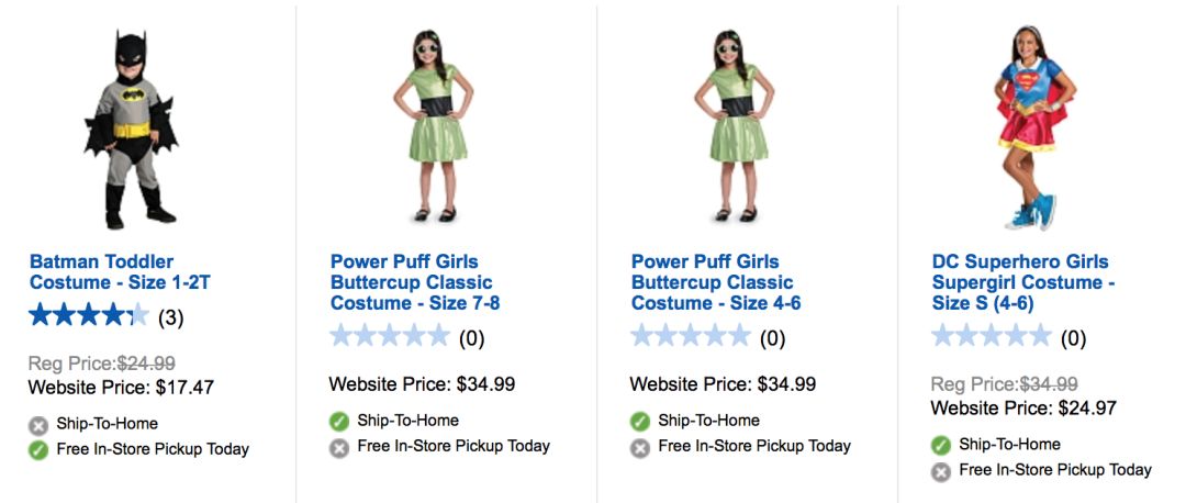 扒一扒崭新+二手万圣节服饰：Last Minute急救帖来了！