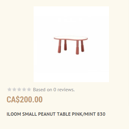 【儿童家居系列】我们家缺的就是这款！iloom同款超可爱豌豆桌+沙发！！