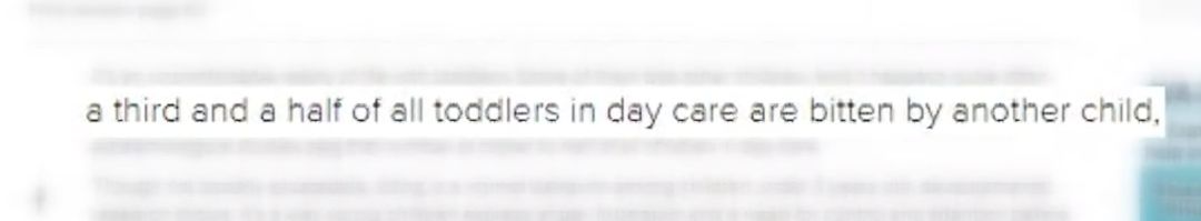 娃上Daycare竟然被人咬了25次,后背全是牙印... 娃上Daycare竟然被人咬了25次,后背全是牙印...
