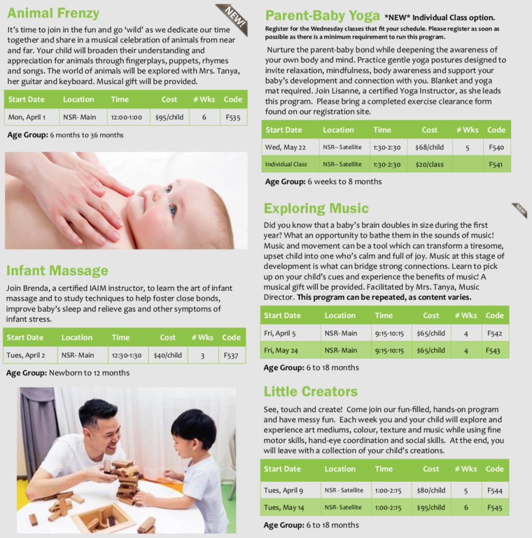 5月免费早教中心课表!幼儿园衔接课程抓紧报名咯~ 5月免费早教中心课表!幼儿园衔接课程抓紧报名咯~