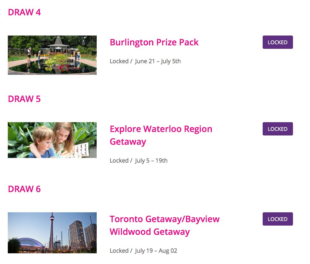 Attractions Ontario每两周解锁一个景点!免费!抽奖!送票! Attractions Ontario每两周解锁一个景点!免费!抽奖!送票!