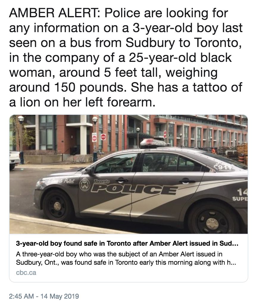 Amber警报就是狼来了!多伦多市民打爆911投诉:太吵了~~~ Amber警报就是狼来了!多伦多市民打爆911投诉:太吵了~~~
