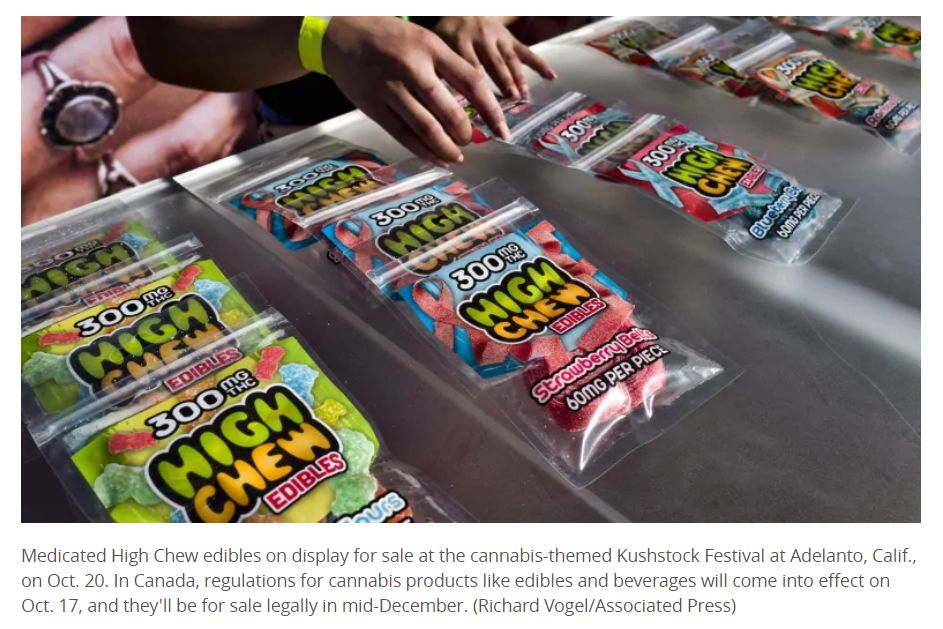 提心吊胆养娃！加拿大卫生部宣布大麻零食10月合法化！