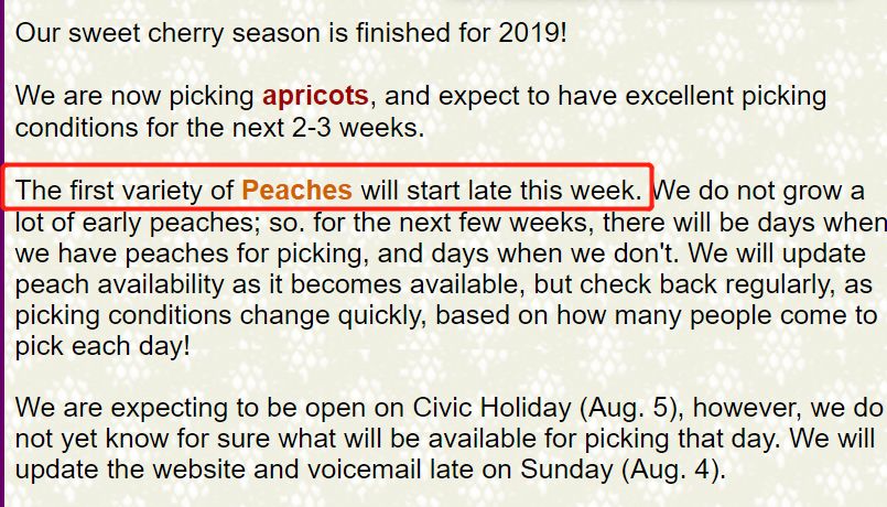 8月鲜桃压枝垂:大多地区摘桃子农场清单!码住! 8月鲜桃压枝垂:大多地区摘桃子农场清单!码住!