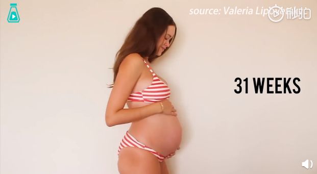 网红辣妈记录怀孕40周的身体变化：生命的诞生真的太神奇了！