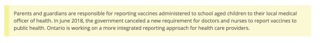 安省卫生局提醒：开学不想被停课，赶紧更新疫苗记录