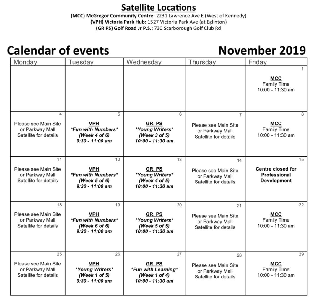 【一起室内遛娃】冬天来了!11月免费早教中心课表! 【一起室内遛娃】冬天来了!11月免费早教中心课表!