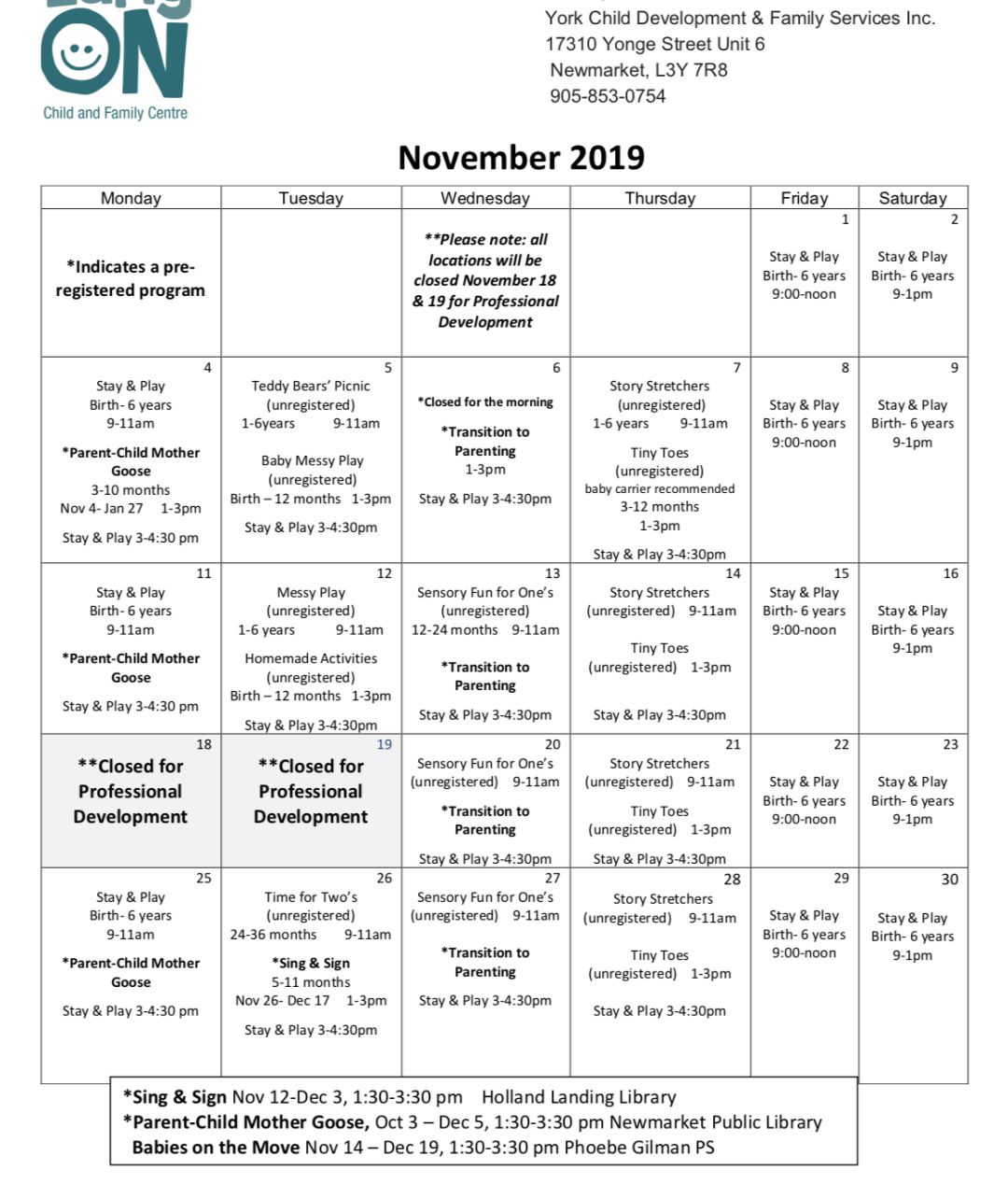 【一起室内遛娃】冬天来了!11月免费早教中心课表! 【一起室内遛娃】冬天来了!11月免费早教中心课表!