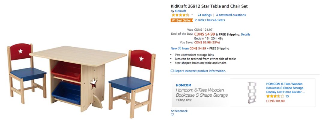 Amazon儿童网红品牌KidKraft黑五骨折价,竟然比Costco还便宜! Amazon儿童网红品牌KidKraft黑五骨折价,竟然比Costco还便宜!