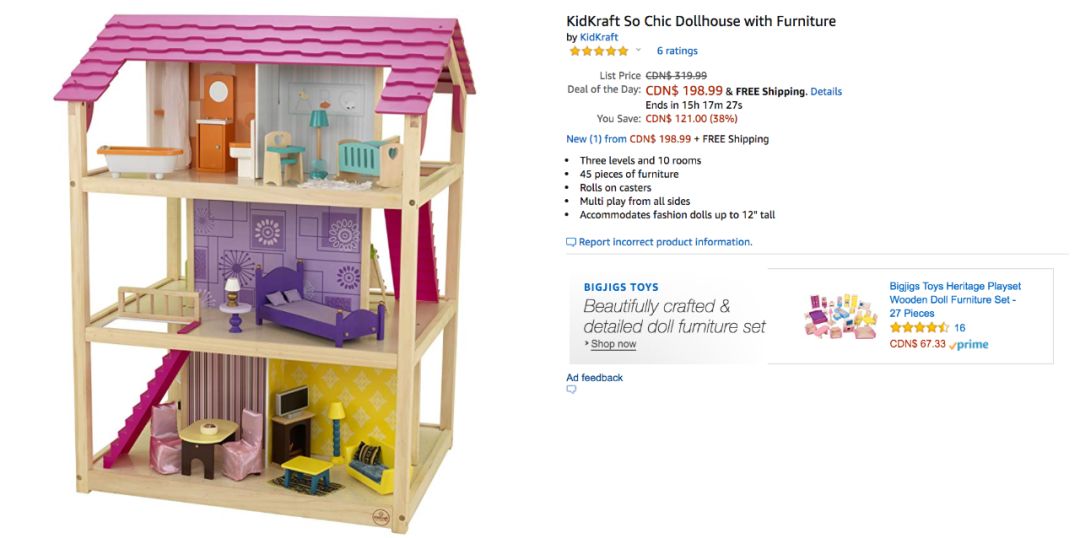 Amazon儿童网红品牌KidKraft黑五骨折价,竟然比Costco还便宜! Amazon儿童网红品牌KidKraft黑五骨折价,竟然比Costco还便宜!
