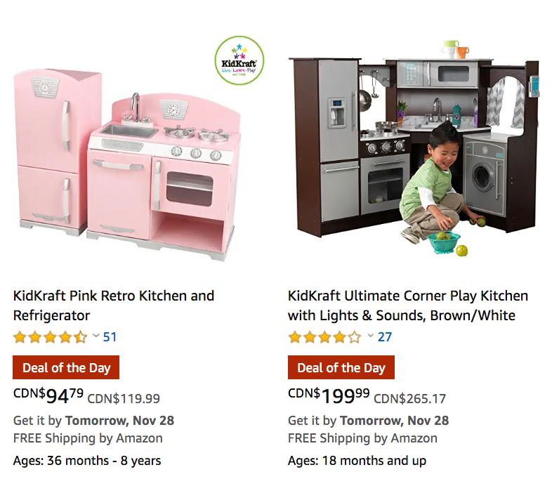 Amazon儿童网红品牌KidKraft黑五骨折价,竟然比Costco还便宜! Amazon儿童网红品牌KidKraft黑五骨折价,竟然比Costco还便宜!