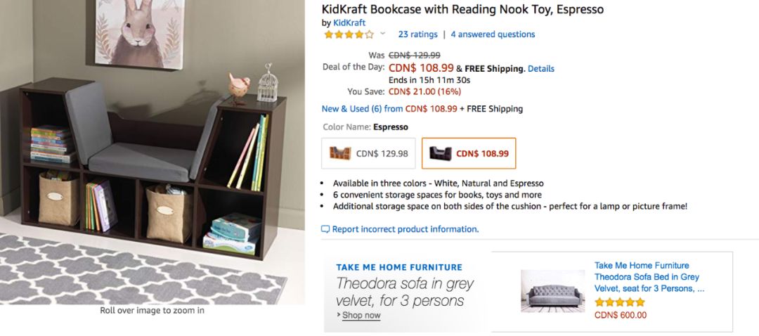 Amazon儿童网红品牌KidKraft黑五骨折价,竟然比Costco还便宜! Amazon儿童网红品牌KidKraft黑五骨折价,竟然比Costco还便宜!