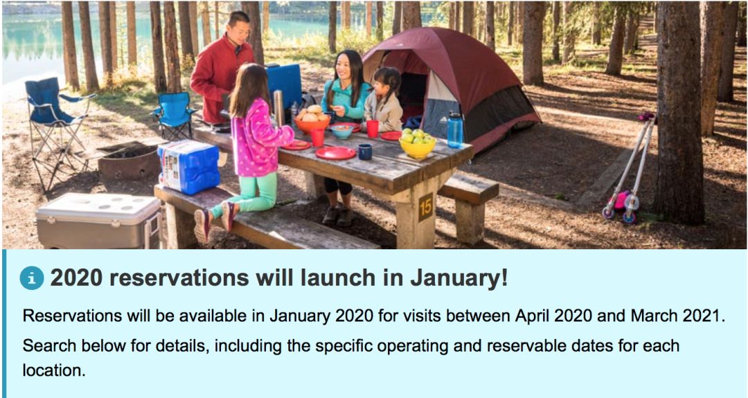 手慢无！加拿大国家公园露营地开抢，这些日子必须码住！