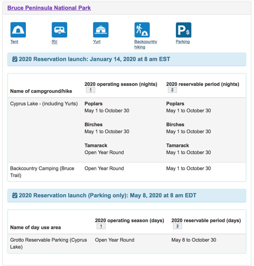 手慢无！加拿大国家公园露营地开抢，这些日子必须码住！