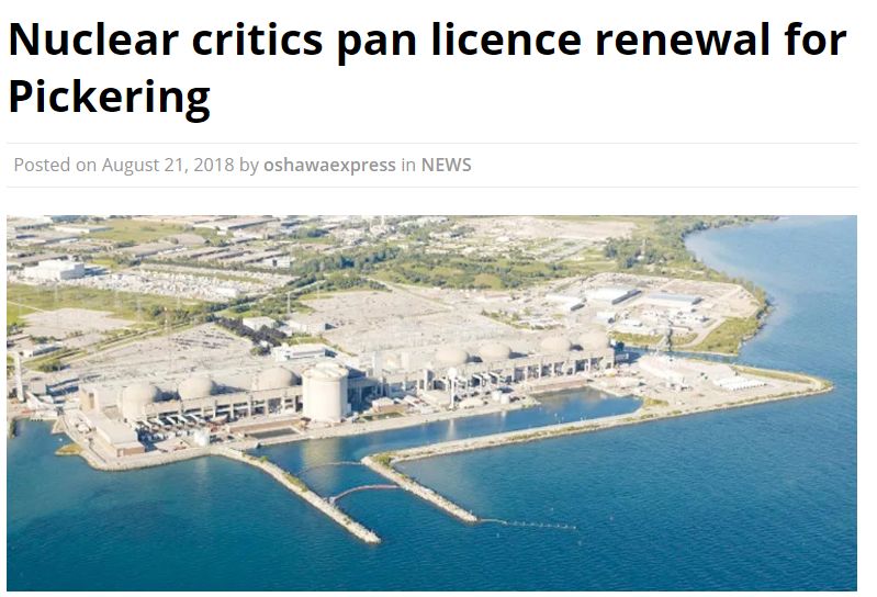 安省竟然有这么多个核电站!“出事故”的皮克林核电站超期服役! 安省竟然有这么多个核电站!“出事故”的皮克林核电站超期服役!