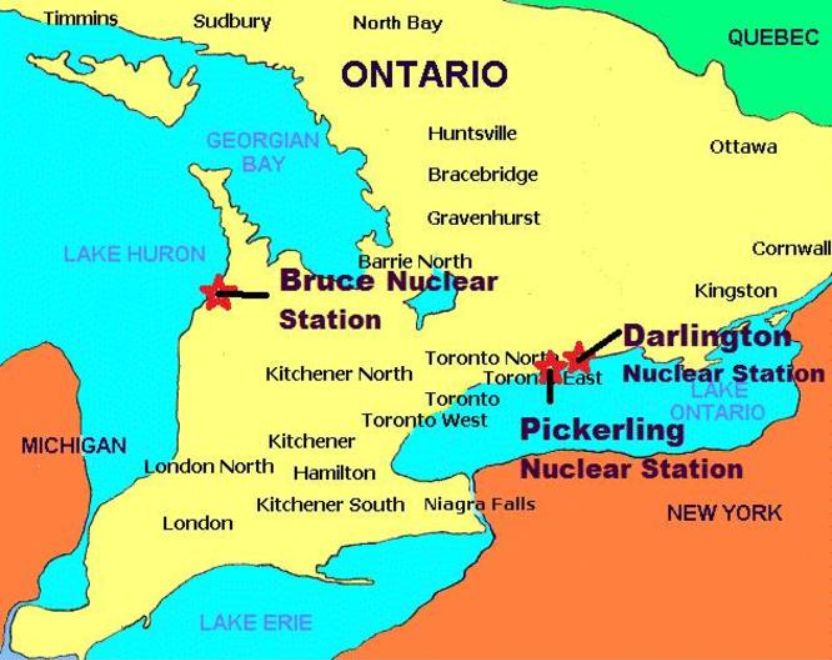 安省竟然有这么多个核电站！“出事故”的皮克林核电站超期服役！