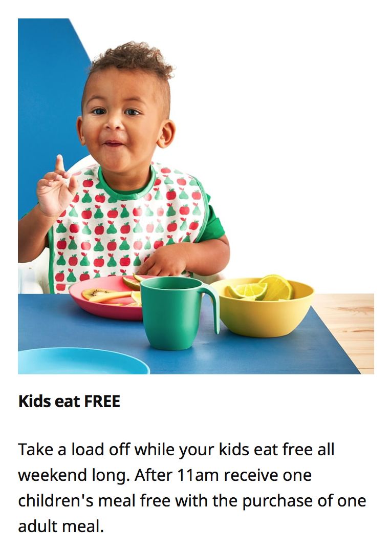 【好玩】IKEA家庭日长周末：儿童免费吃！还有各种好玩的活动哦～