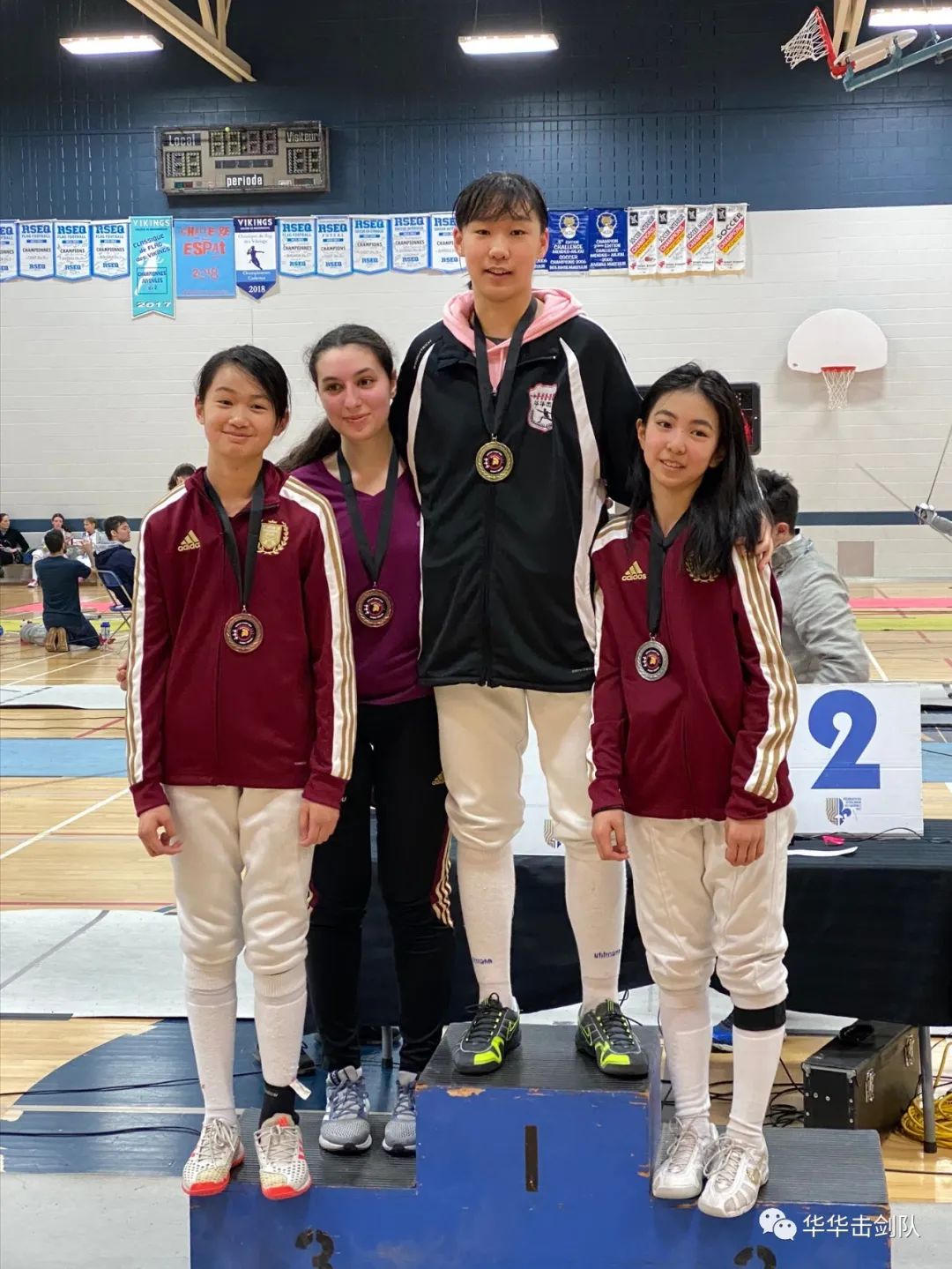 华华击剑队再次出征魁北克大胜而归! 华华击剑队再次出征魁北克大胜而归!