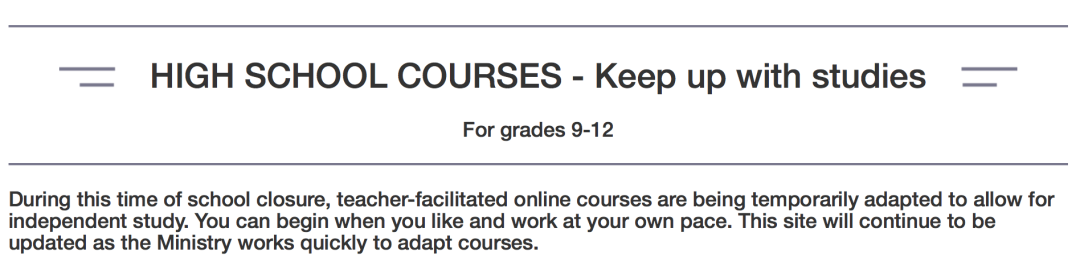 安省教育部官宣Learn at Home:孩子们,醒醒!上课了! 安省教育部官宣Learn at Home:孩子们,醒醒!上课了!