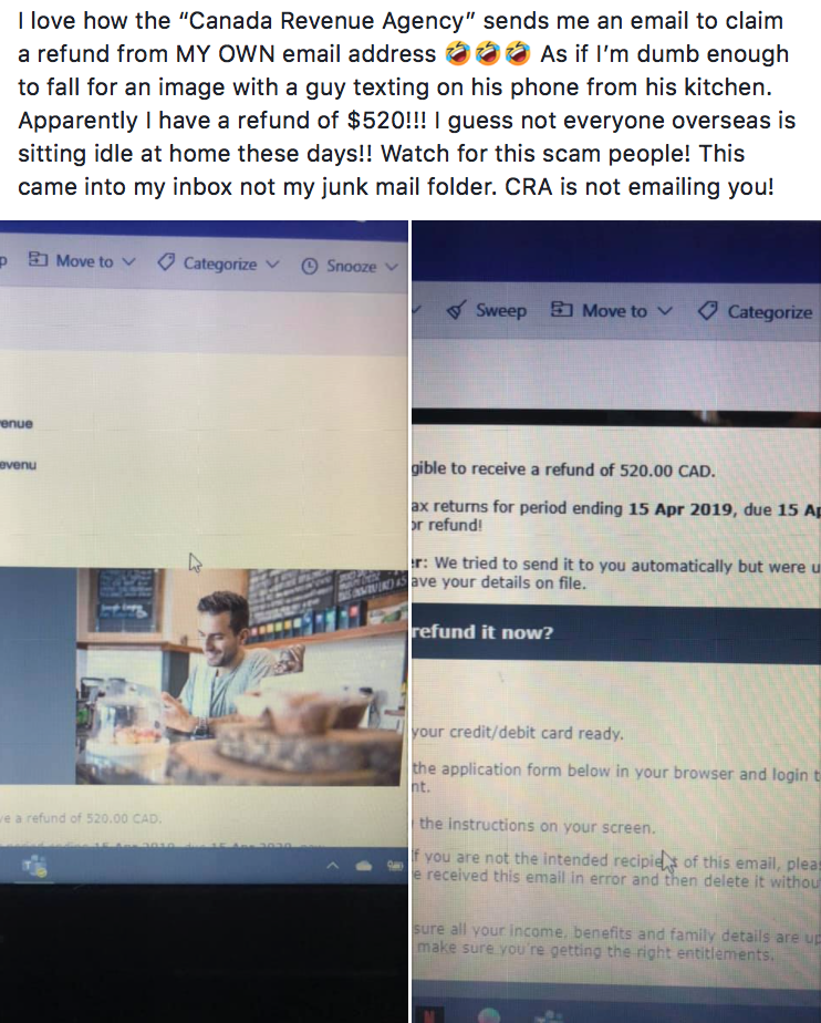 “税务局发邮件”:快来领钱,人人有份,这样操作就能领到$520! “税务局发邮件”:快来领钱,人人有份,这样操作就能领到$520!