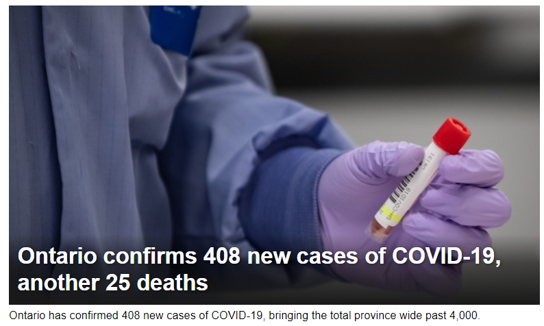安省今日新增病例408：谁可以优先做covid-19检测？