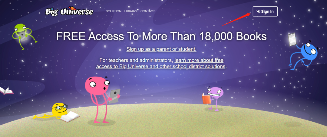 Big Universe在线图书馆1.8万册图书免费读：K-12年级随你挑
