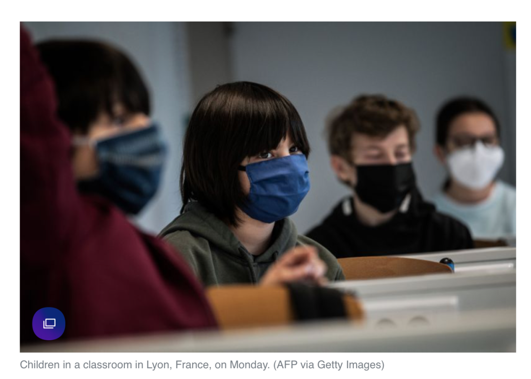 复课一周,学校确诊70例!法国:感染很正常,耽误学业可不好! 复课一周,学校确诊70例!法国:感染很正常,耽误学业可不好!