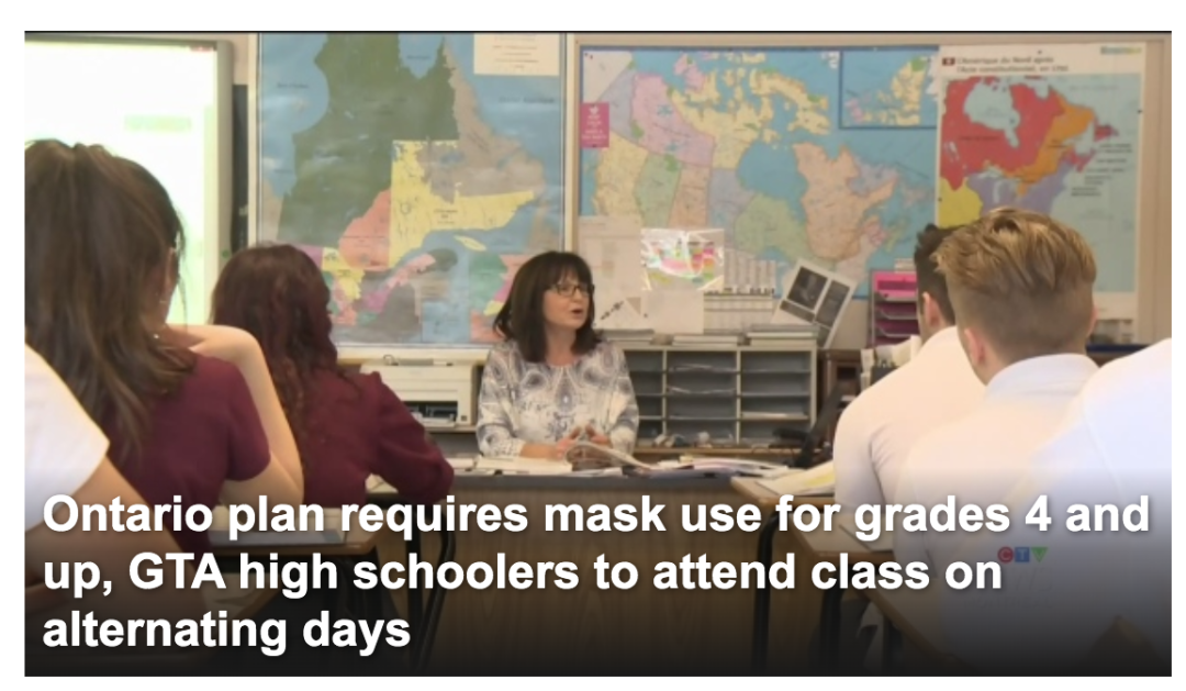 最全最新！安省官宣开学细节：全日制返校，4年级以上必须戴口罩！