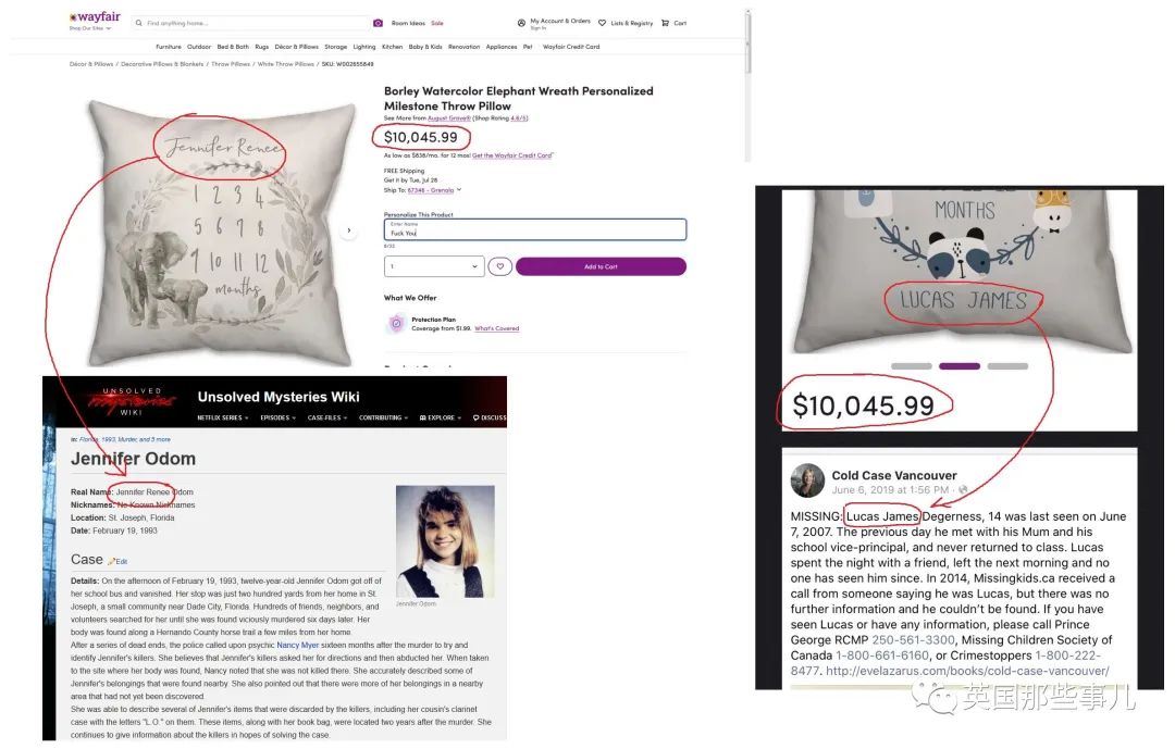 电商贩卖儿童？网友发现这家网站每一个家具对应一名走失儿童