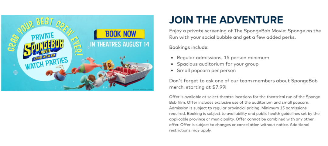 实拍重开后的Cineplex电影院！20人就包场，你去吗？