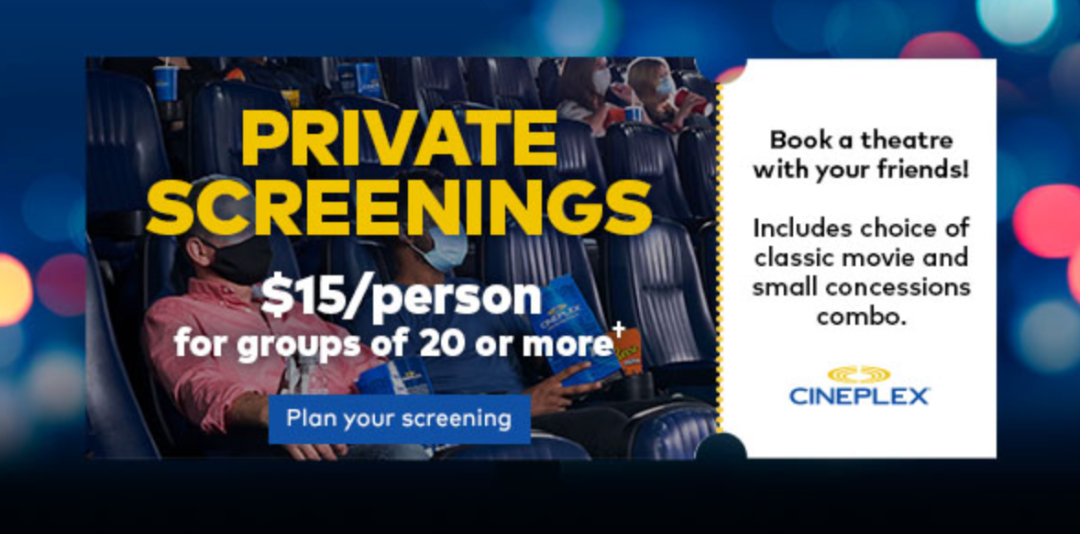 实拍重开后的Cineplex电影院！20人就包场，你去吗？