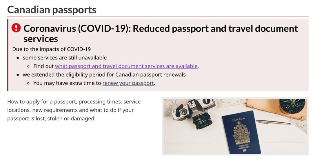 在线急等！为什么我现在不可以申请加拿大护照？