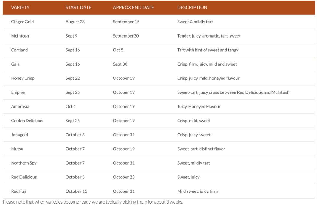 多伦多摘苹果农场盘点：Brooks Farm妥妥C位！周周有主题！