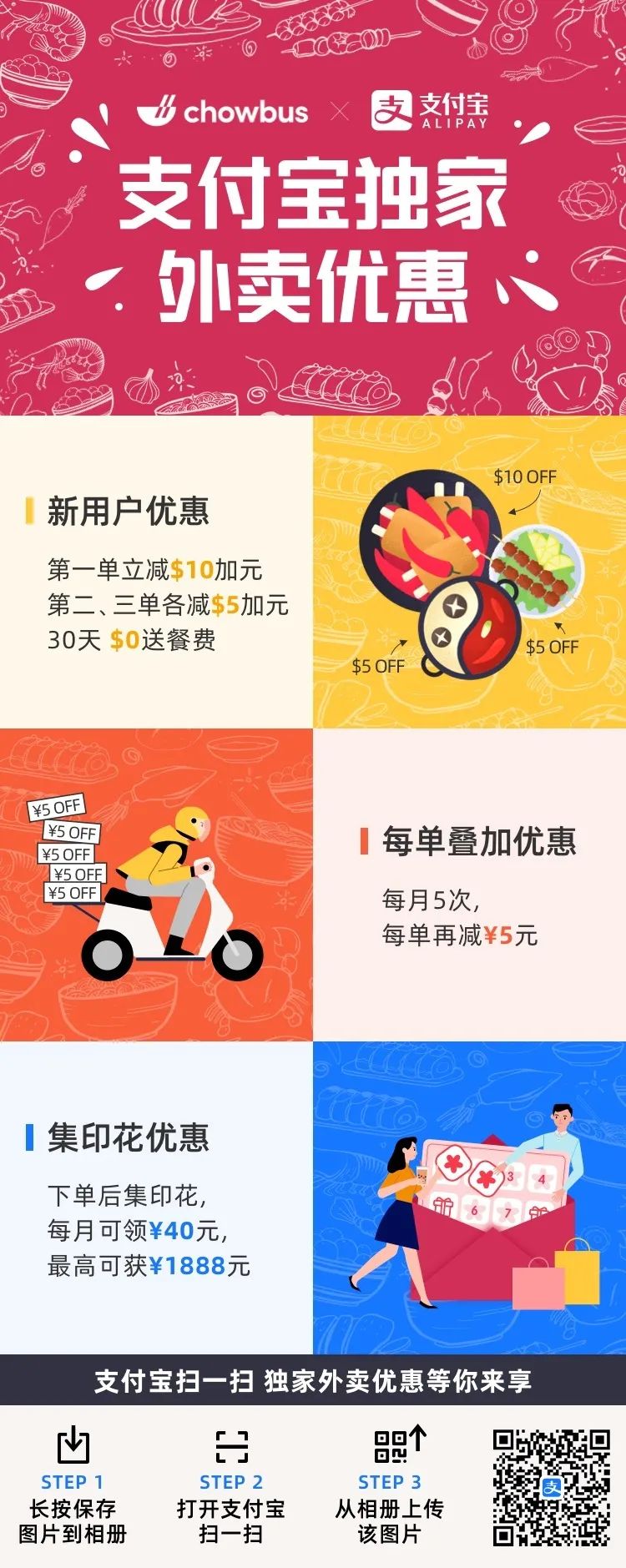 不过瘾？撒钱继续！集印花！送红包！支付宝又壕了！