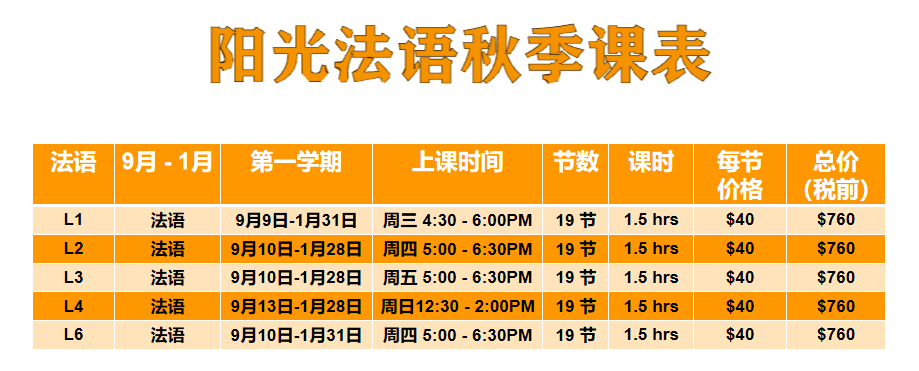 超硬核秋季课程霸屏：阅写、数学、法语、辩论...
