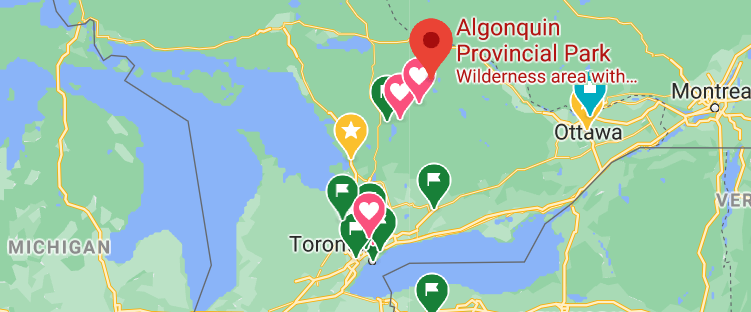 多伦多北部赏枫攻略：相同的秋日不同的美景，一路向北，越走越美~！