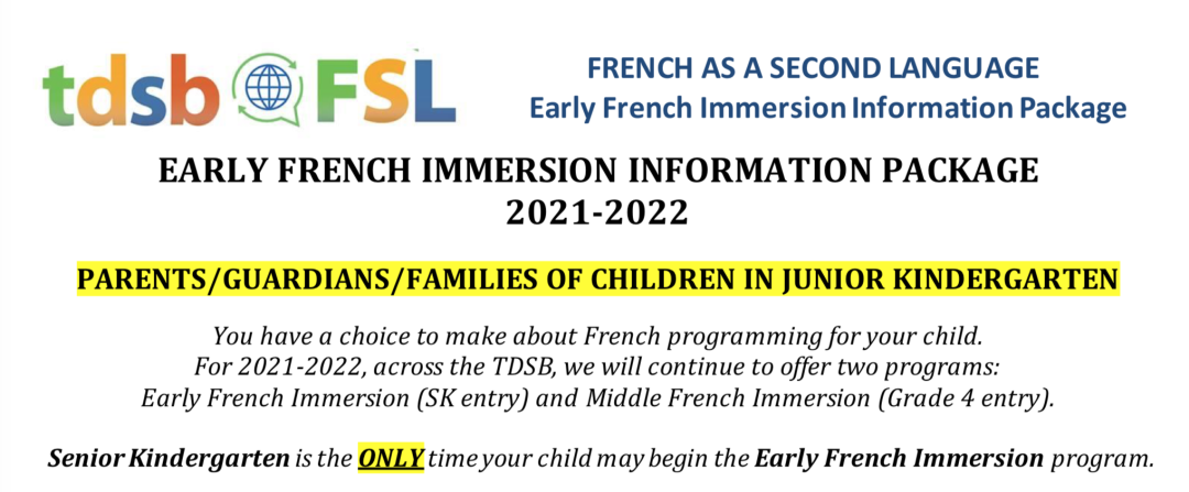 多伦多French Immersion课程今天开始报名!附GTA各教育局FI申请攻略! 多伦多French Immersion课程今天开始报名!附GTA各教育局FI申请攻略!