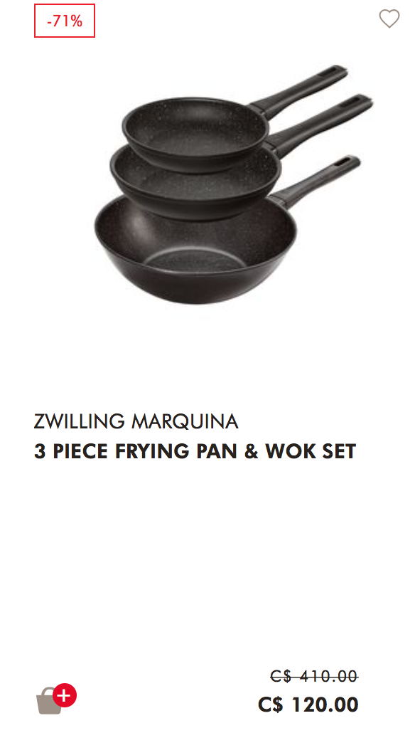 还不去买？双立人厨具开仓低至1.8折：今年可以网购