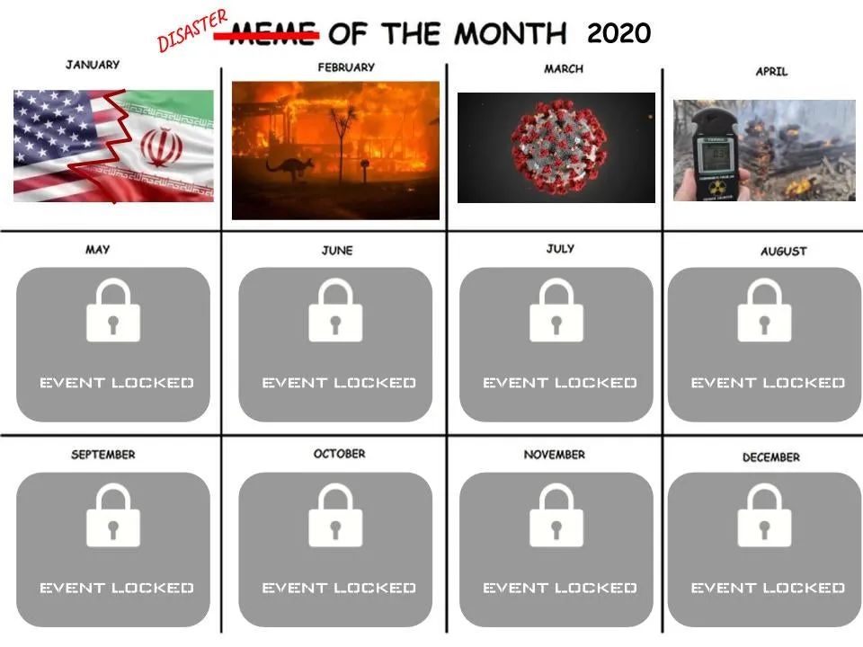 如果2020年是个表情包：内容过于真实，请自备纸巾