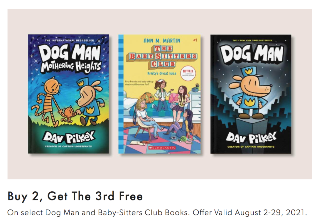 力压哈利波特！火爆北美娃圈的《Dog Man》，买2送1！