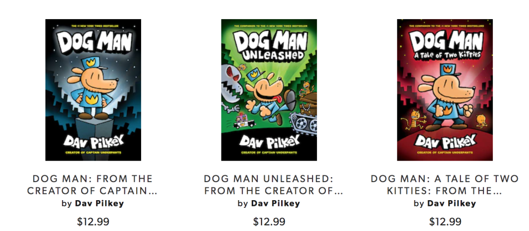 力压哈利波特！火爆北美娃圈的《Dog Man》，买2送1！